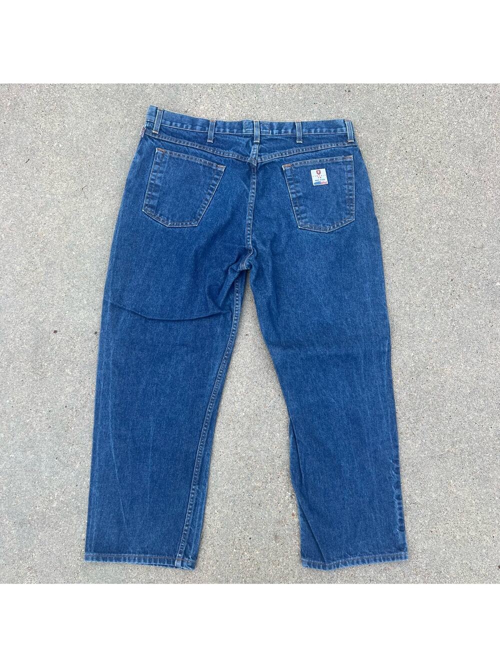 Tyndale FR 40x32 Flame Resistant Med Wash Denim Jeans 1230T Made In USA!